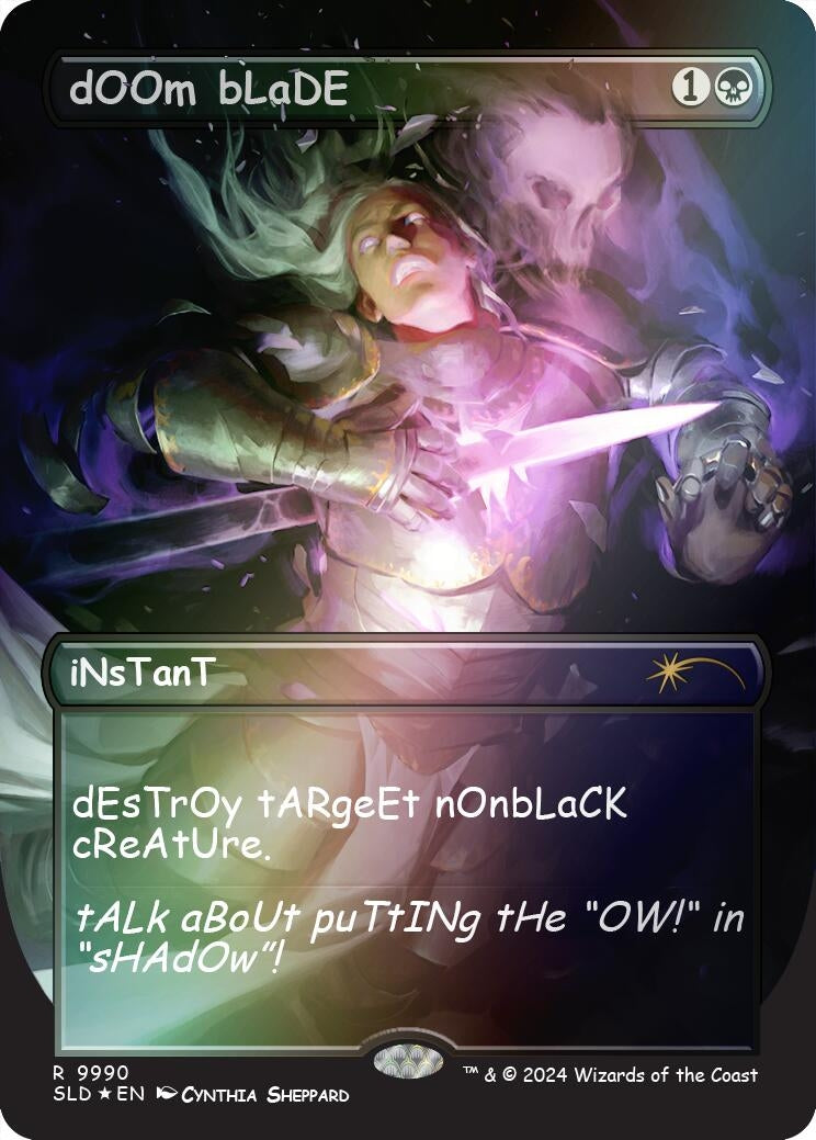 dOOm bLaDE (Rainbow Foil) (9990) (SLD)
