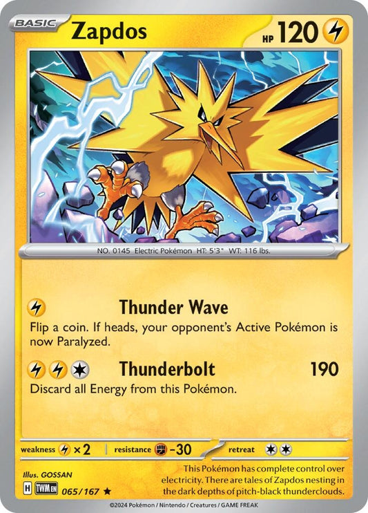 Zapdos (065/167) (TWM)