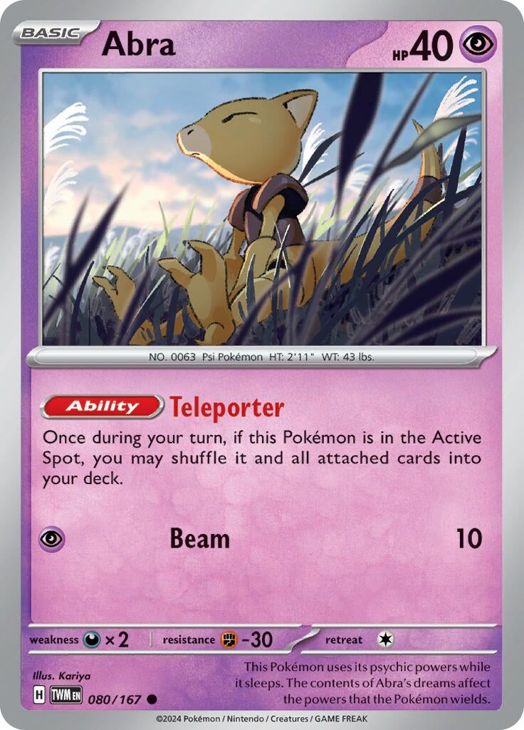 Abra (080/167) (TWM)