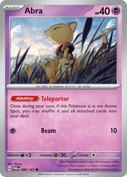 Abra (080/167) (TWM)