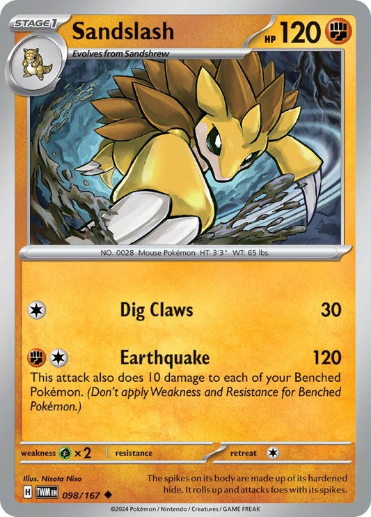 Sandslash (098/167) (TWM)