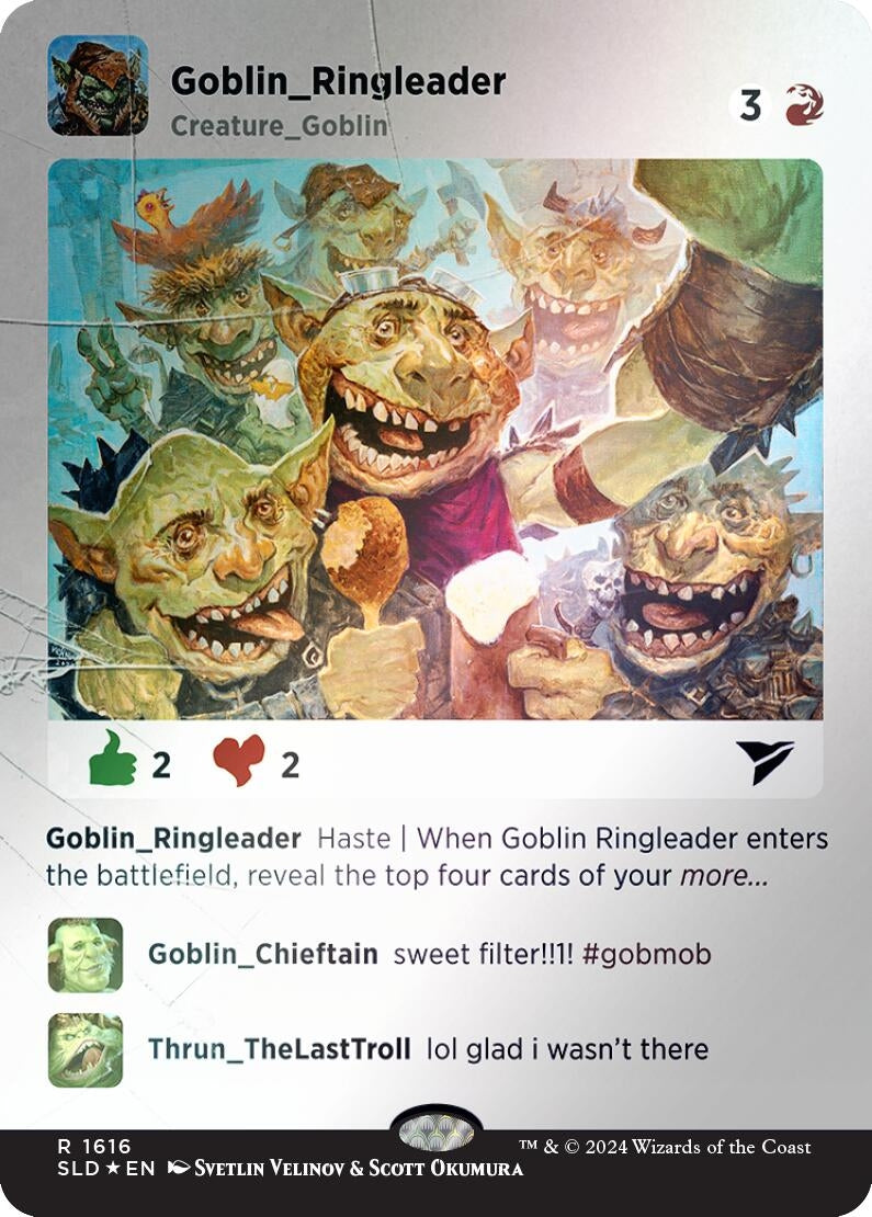 Goblin Ringleader (Rainbow Foil) (1616) (SLD)