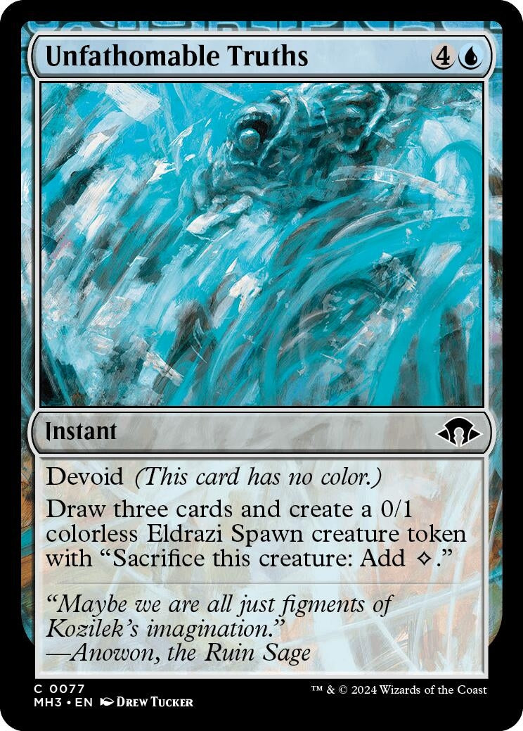 Unfathomable Truths (77) (MH3)