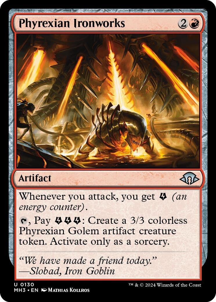 Phyrexian Ironworks (130) (MH3)