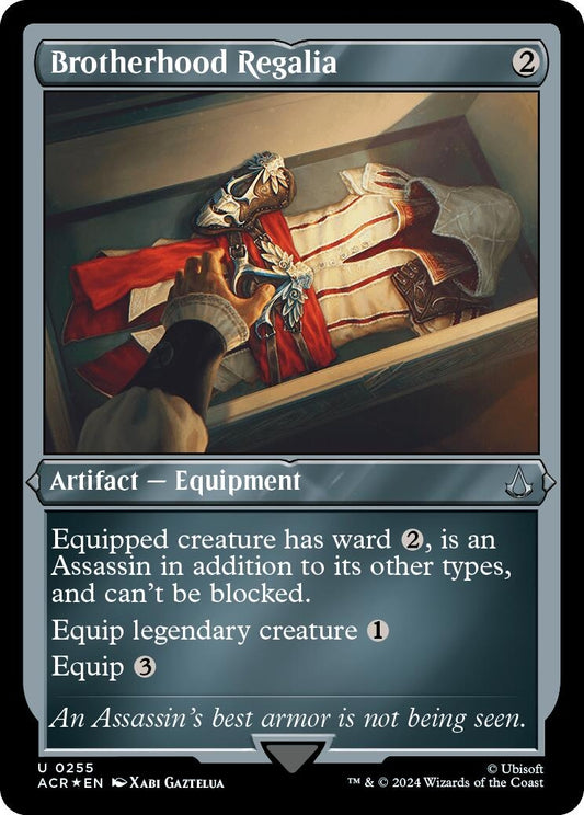 Brotherhood Regalia (Foil Etched) (255) (Universes Beyond: Assassin's Creed) (ACR)