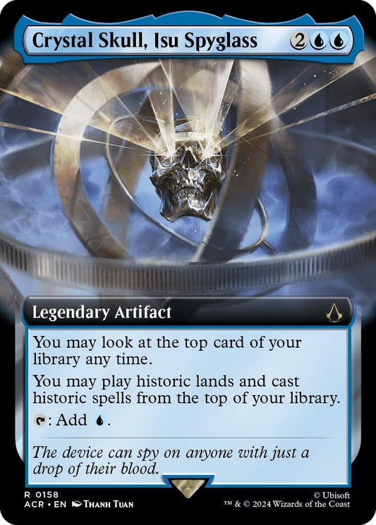 Crystal Skull, Isu Spyglass (Extended Art) (158) (Universes Beyond: Assassin's Creed) (ACR)