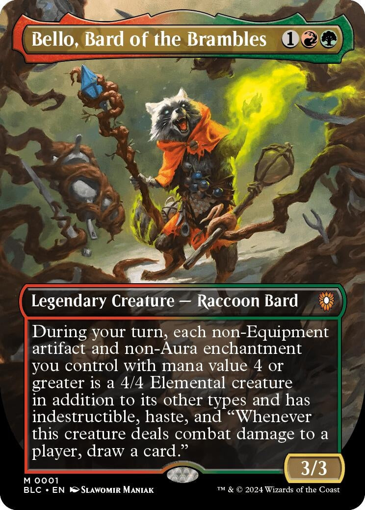 Bello, Bard of the Brambles (Borderless) (1) (BLC)