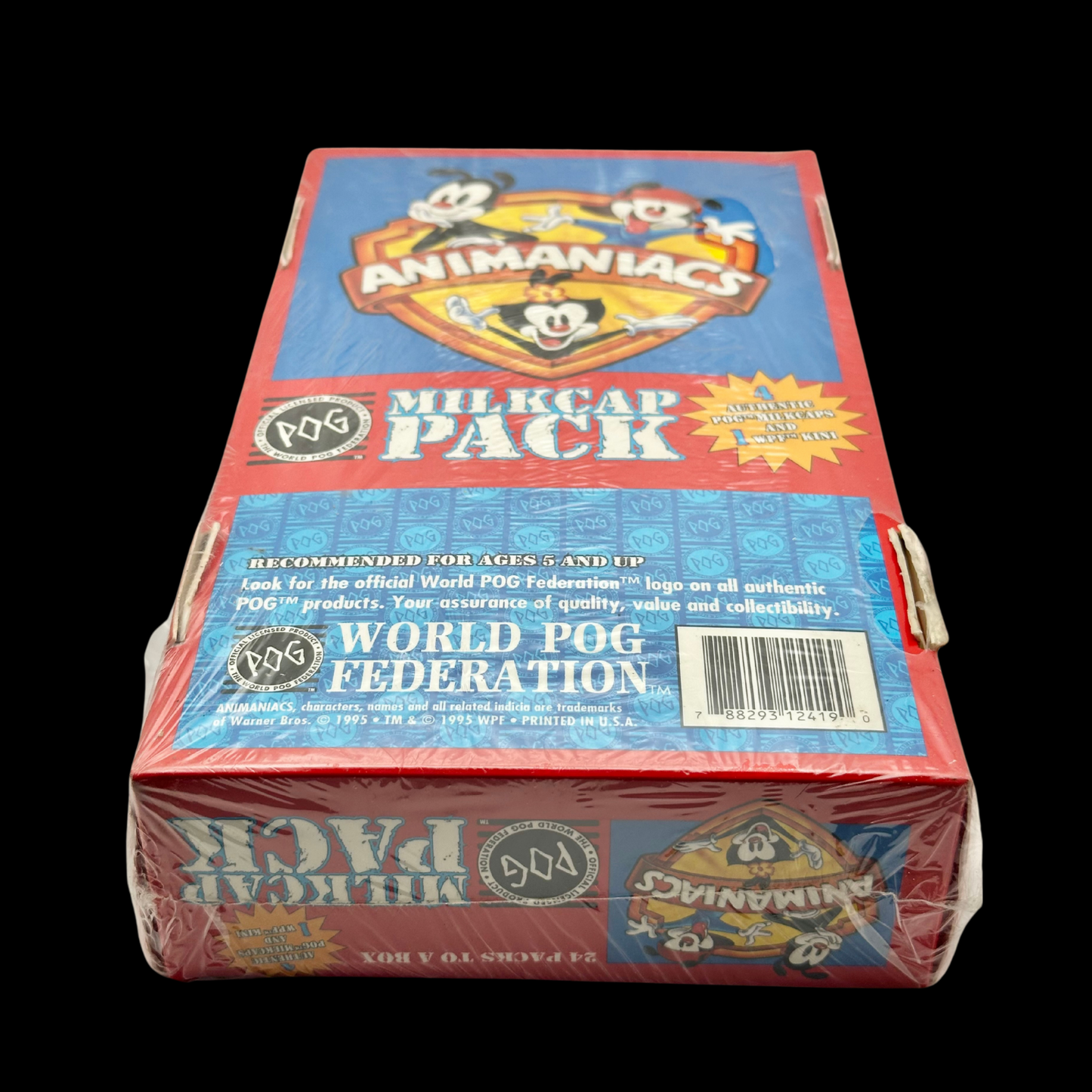 Animaniacs Pogs Milkcap Pack Booster Box 1995
