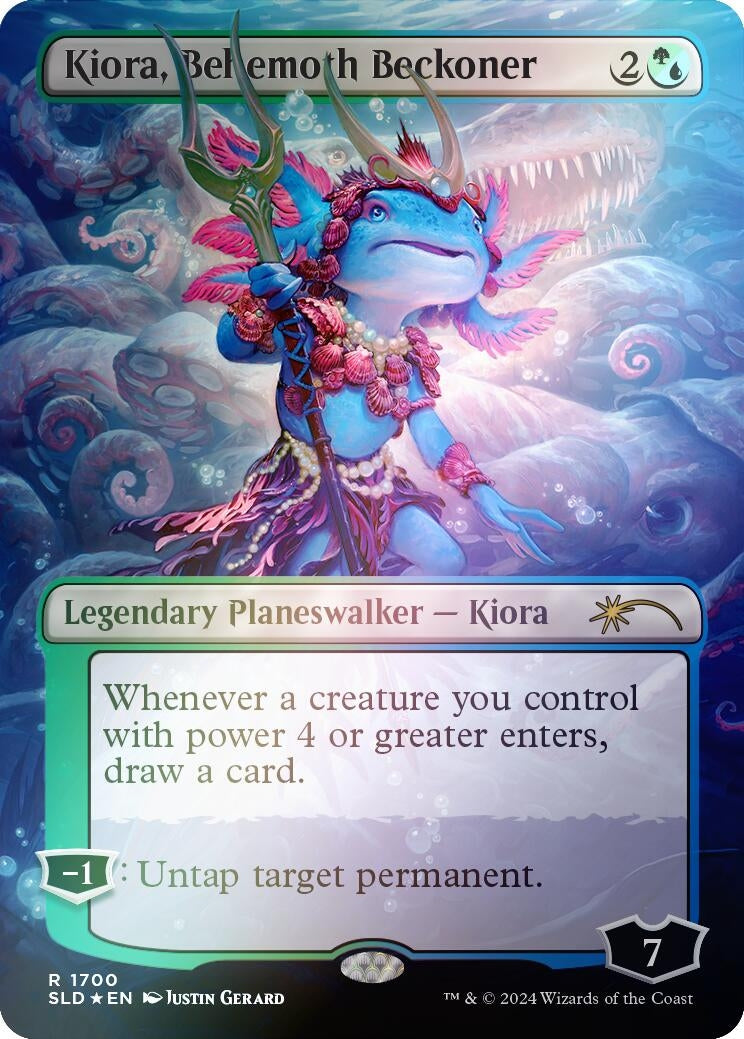 Kiora, Behemoth Beckoner (Rainbow Foil) (1700) (SLD)