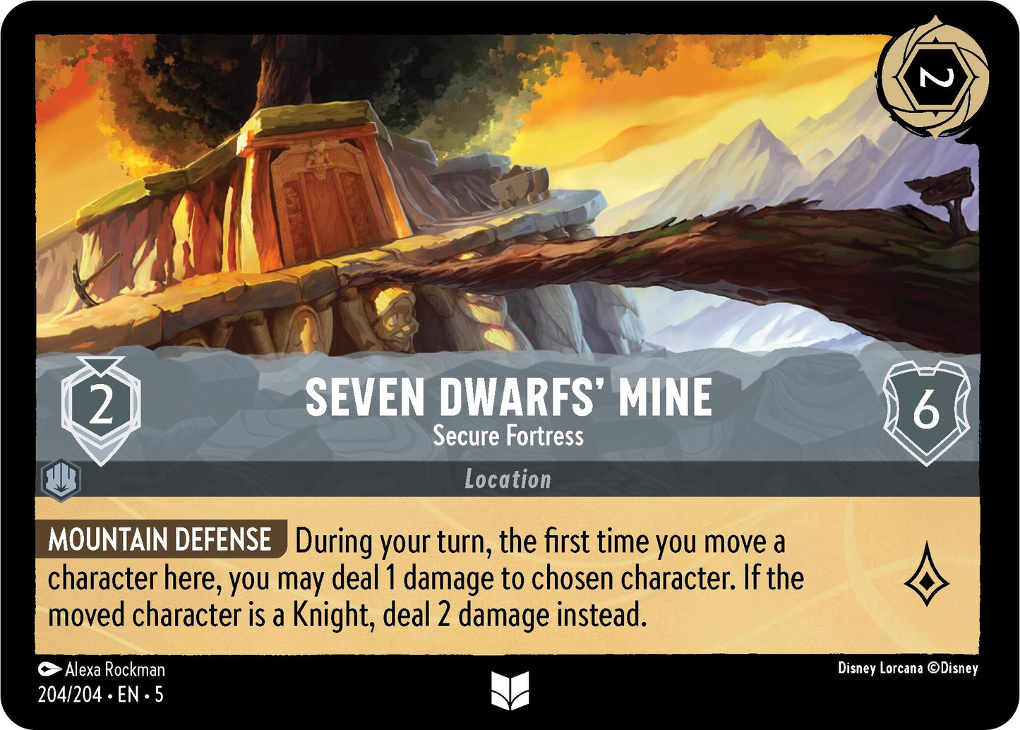 Seven Dwarfs' Mine - Secure Fortress (204/204) (5)