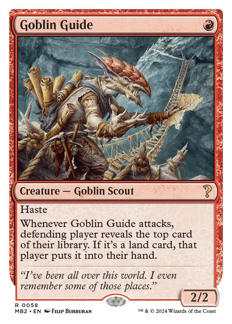 Goblin Guide (White Border) (58) (MB2)