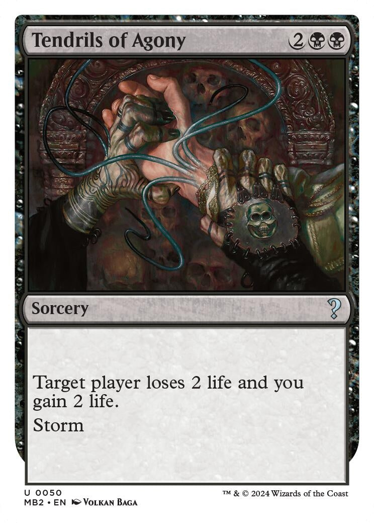 Tendrils of Agony (White Border) (50) (MB2)