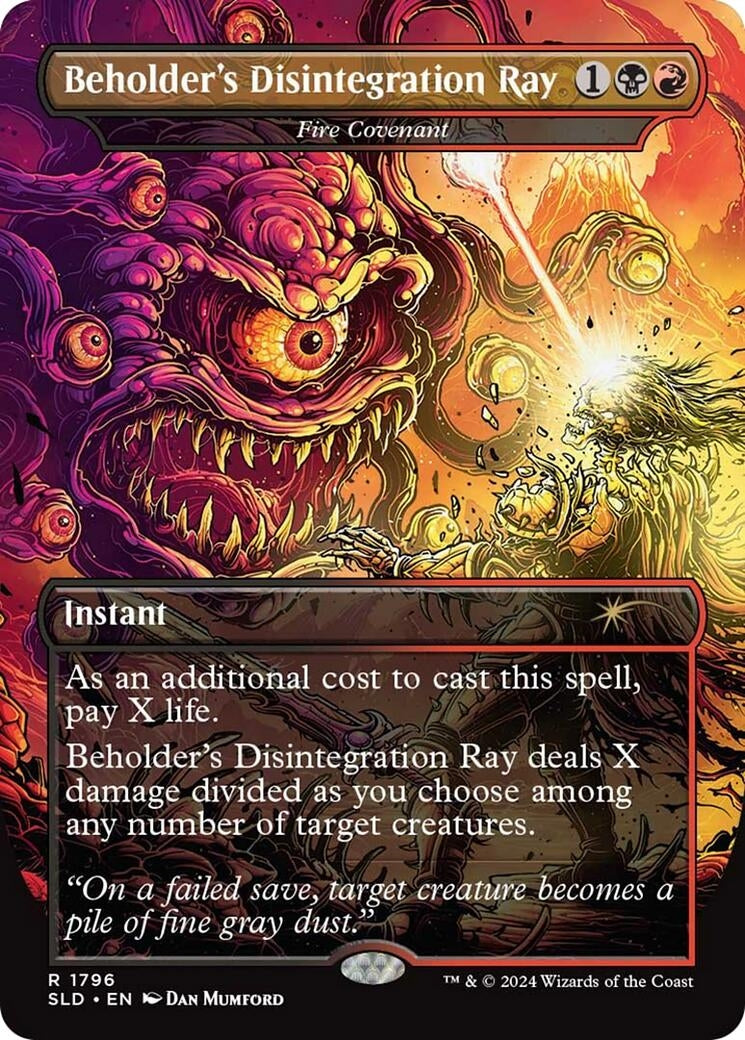 Beholder's Disintegration Ray - Fire Covenant (1796) (SLD)