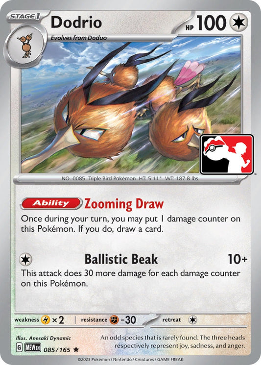 Dodrio (085/165) (Prize Pack Series Cards)