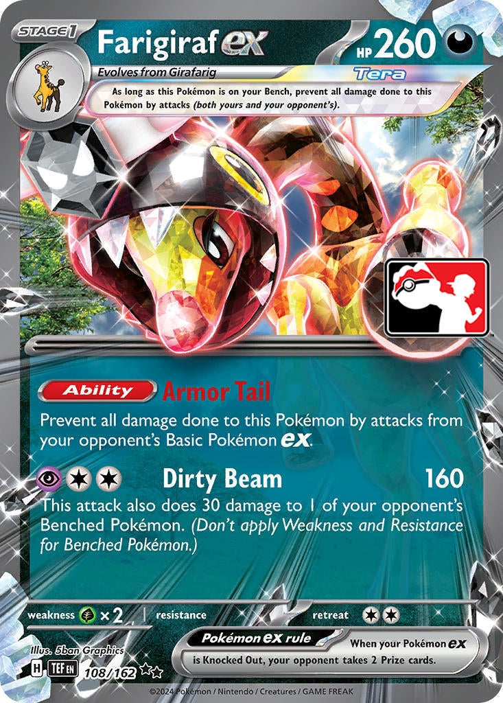 Farigiraf ex (108/162) (Prize Pack Series Cards)
