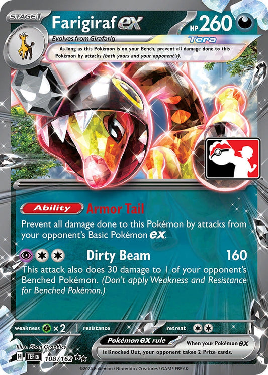 Farigiraf ex (108/162) (Prize Pack Series Cards)