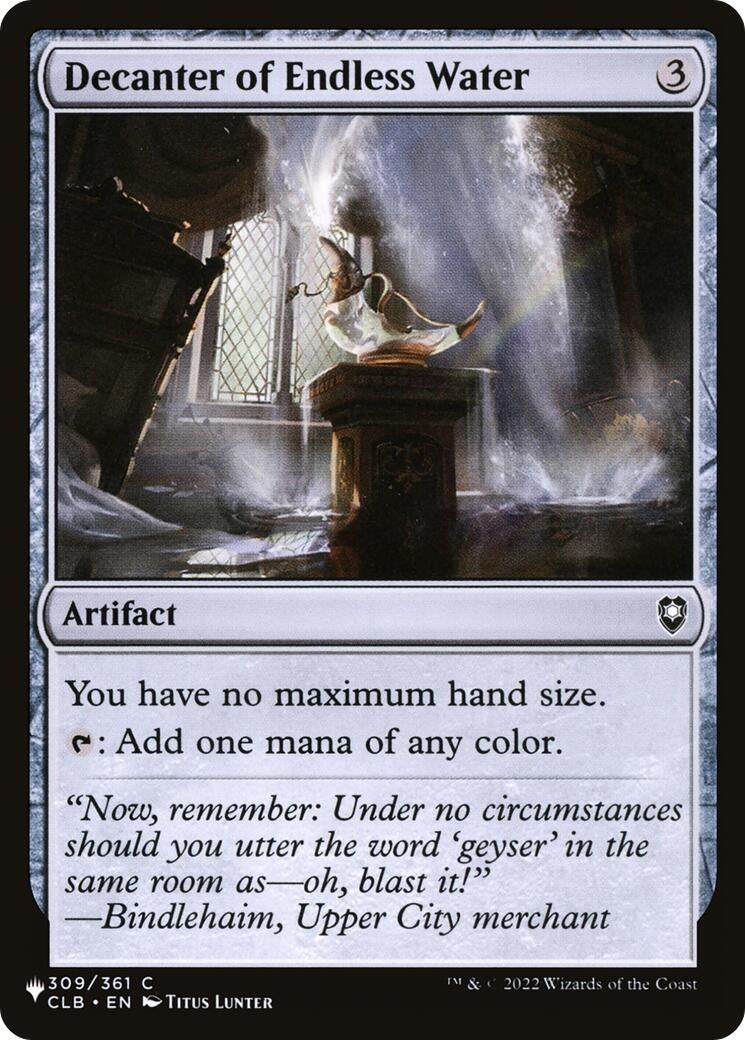 Decanter of Endless Water (309/361) (LIST)