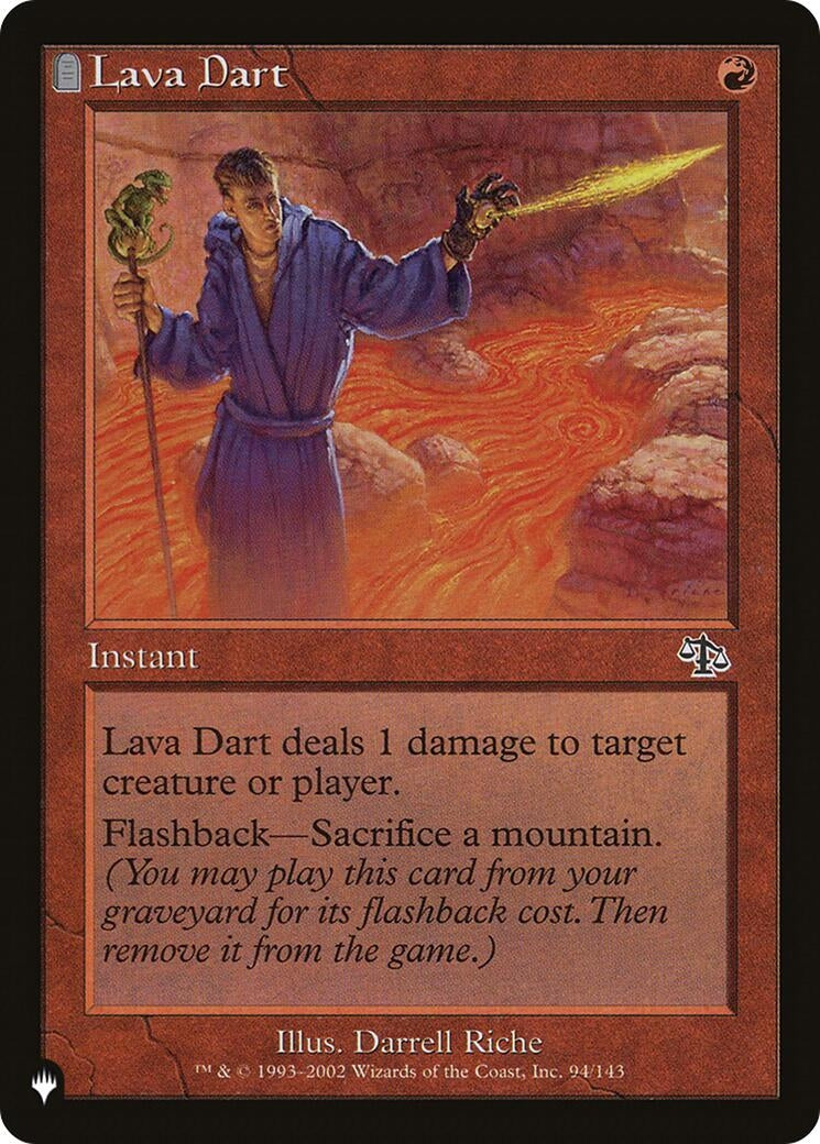 Lava Dart (94/143) (LIST)