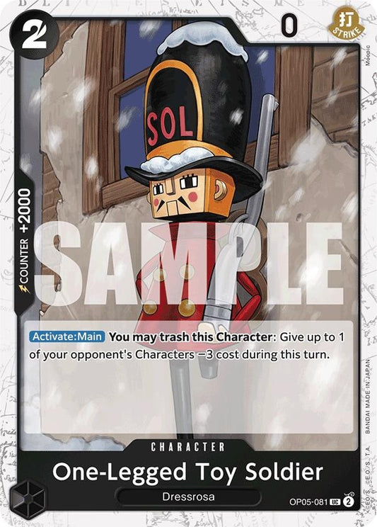 One-Legged Toy Soldier (Jolly Roger Foil) (OP05-081) (PRB-01)