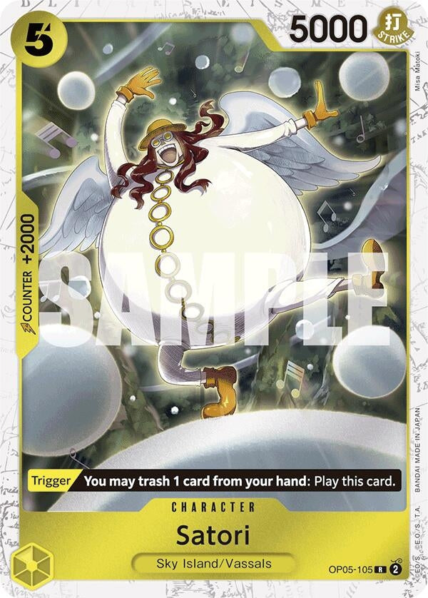 Satori (Jolly Roger Foil) (OP05-105) (PRB-01)