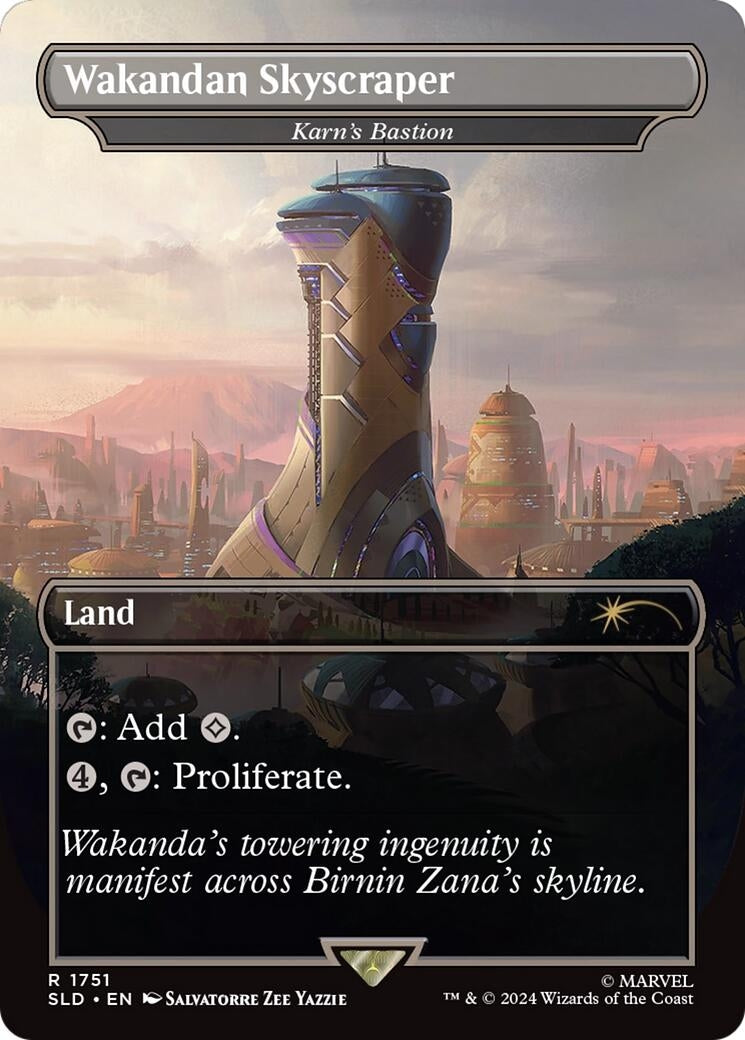 Wakandan Skyscraper - Karn's Bastion (Rainbow Foil) (1751) (SLD)