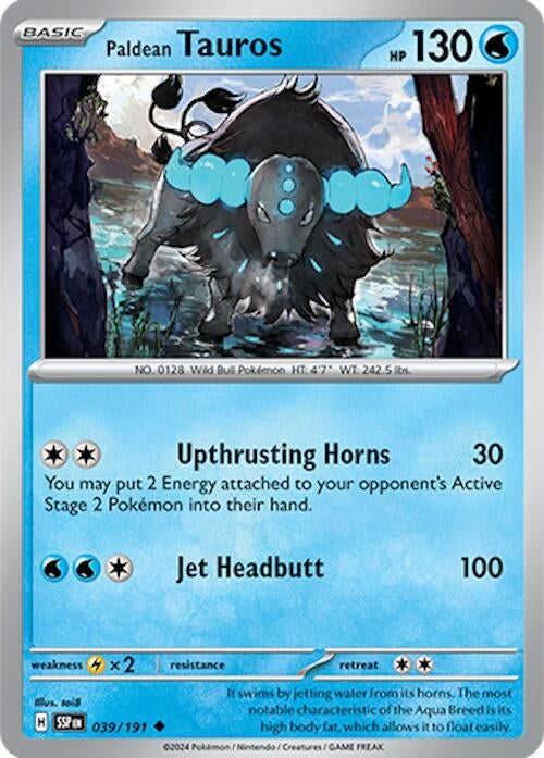 Paldean Tauros (039/191) (SSP)
