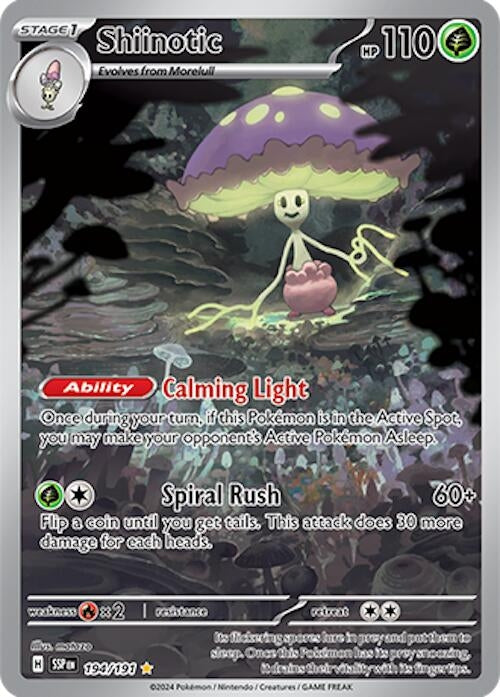 Shiinotic (194/191) (SV08: Surging Sparks) (SSP)