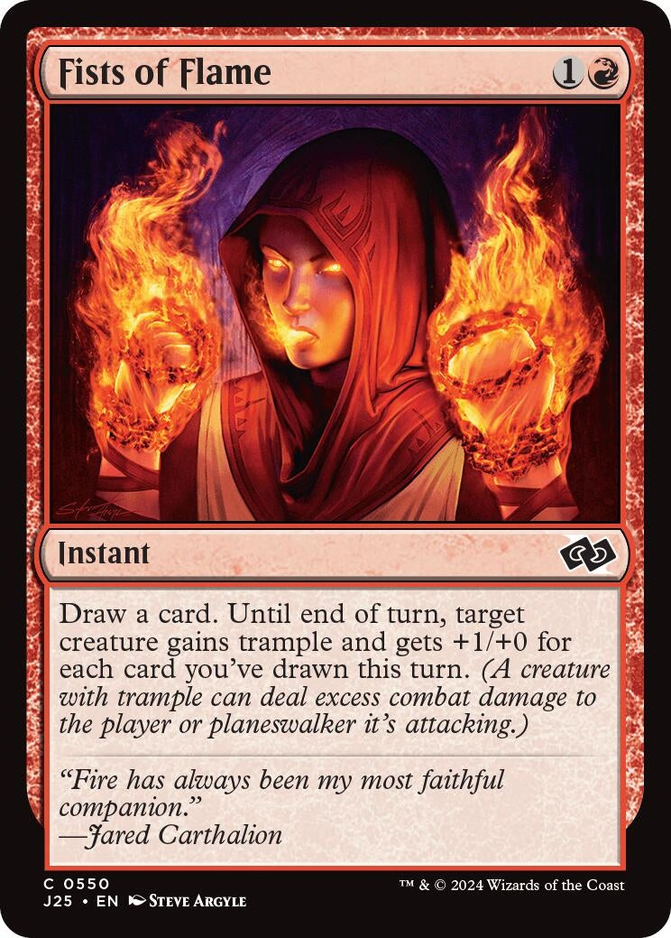 Fists of Flame (550) (J25)