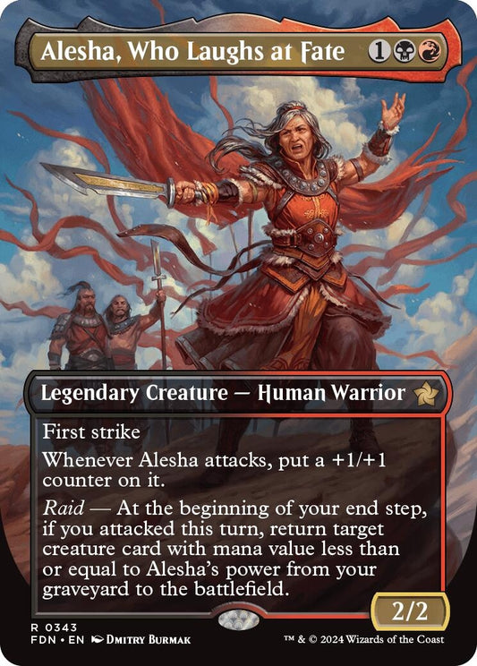 Alesha, Who Laughs at Fate (Borderless) (343) (FDN)