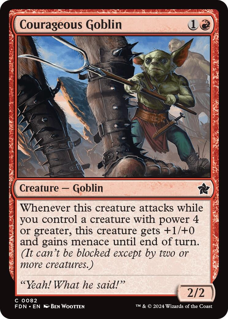 Courageous Goblin (82) (FDN)