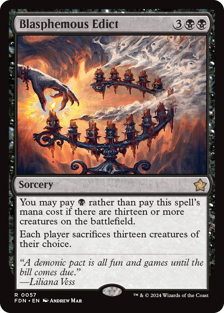 Blasphemous Edict (57) (FDN)