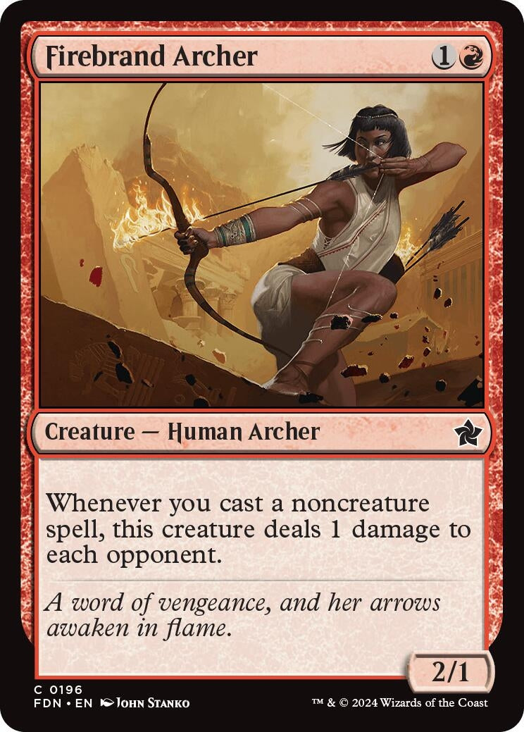 Firebrand Archer (196) (FDN)
