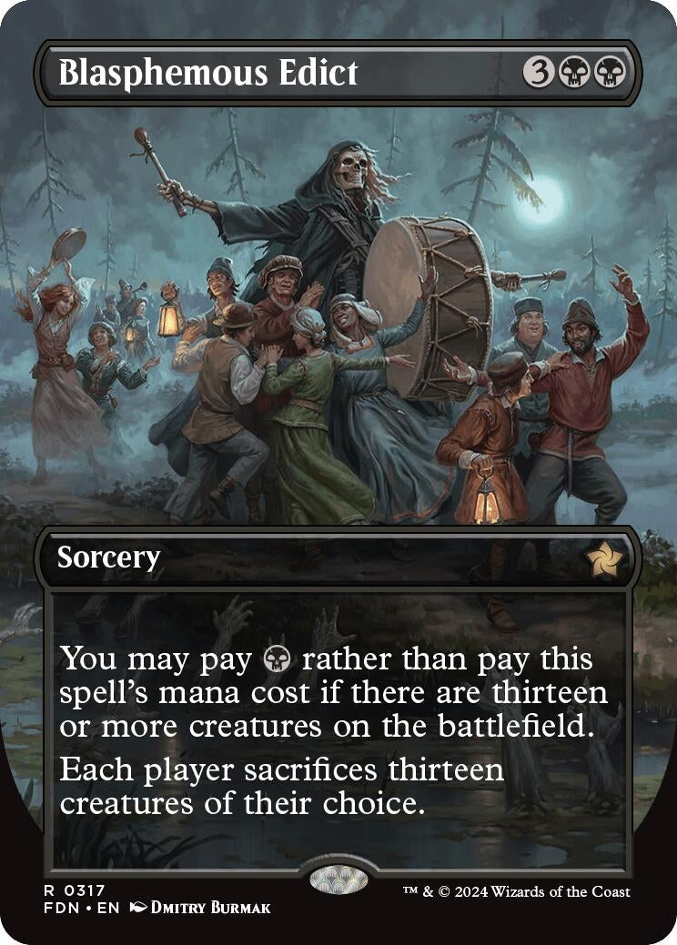 Blasphemous Edict (Borderless) (317) (FDN)
