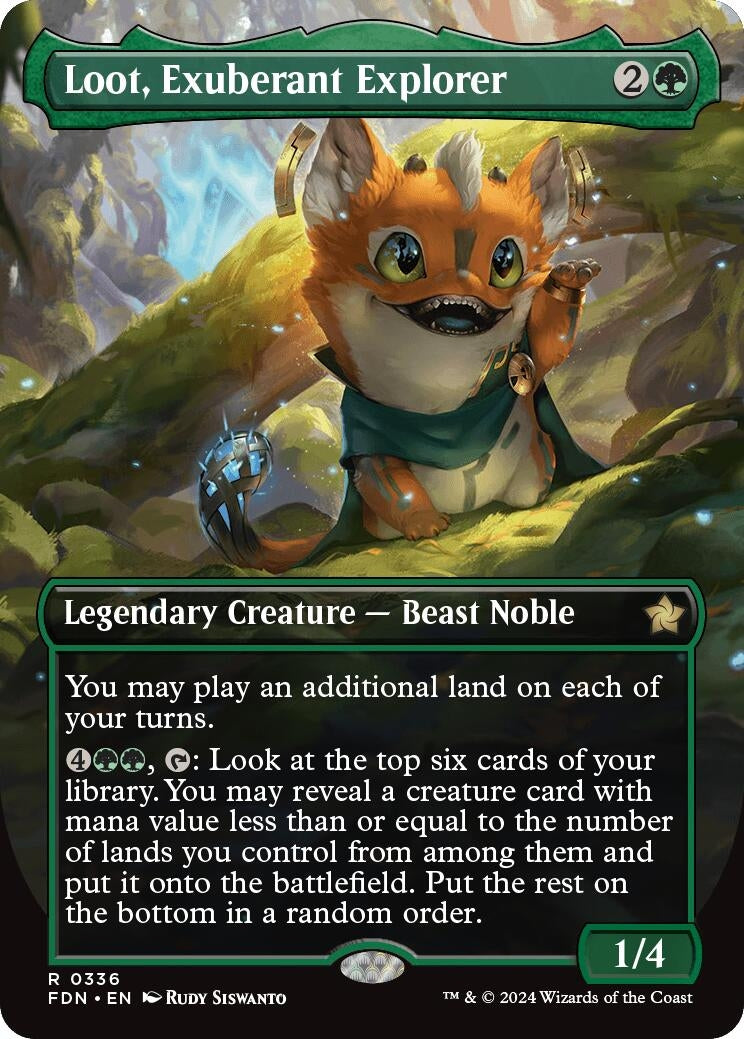 Loot, Exuberant Explorer (Borderless) (336) (FDN)