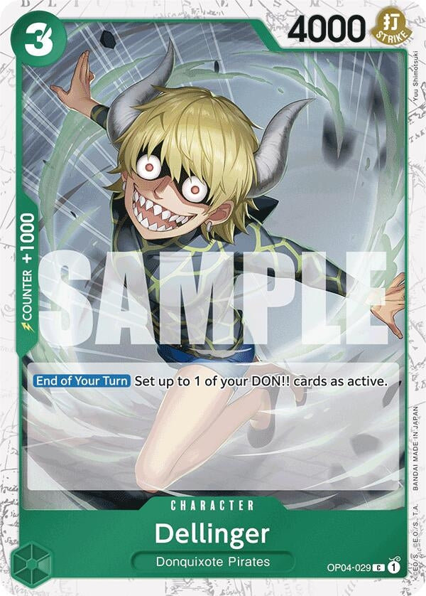 Dellinger (Jolly Roger Foil) (OP04-029) (PRB-01)