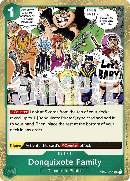 Donquixote Family (Jolly Roger Foil) (OP04-036) (PRB-01)
