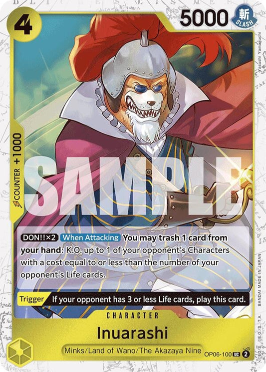 Inuarashi (Jolly Roger Foil) (OP06-100) (PRB-01)