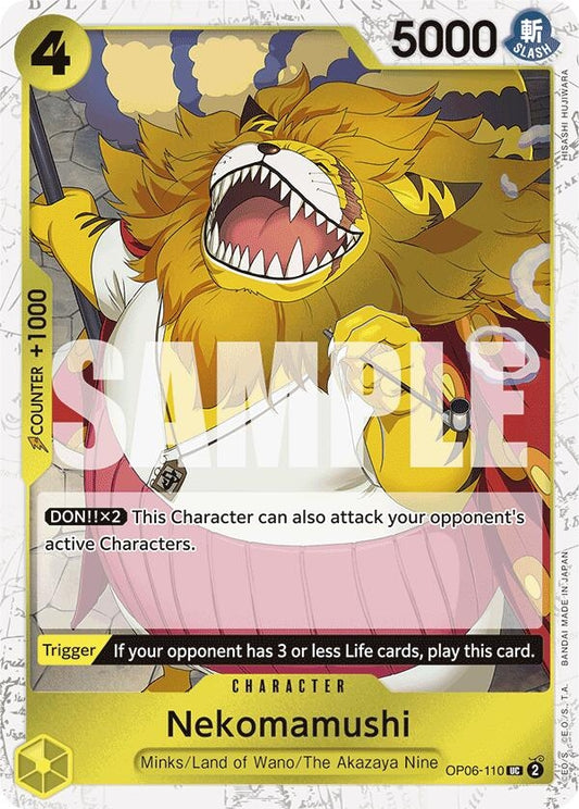 Nekomamushi (Jolly Roger Foil) (OP06-110) (PRB-01)