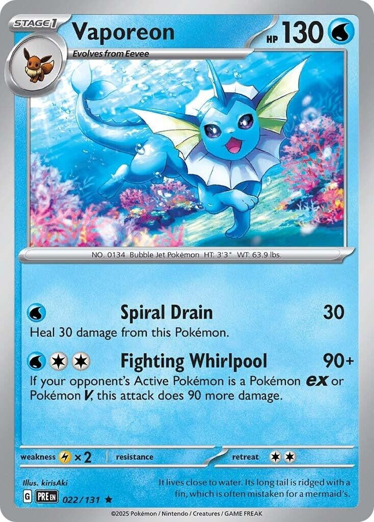 Vaporeon (022/131) (PRE)