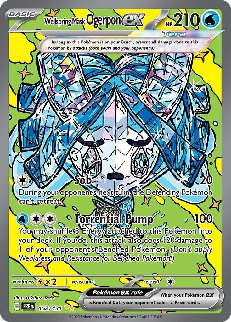 Wellspring Mask Ogerpon ex (152/131) (PRE)