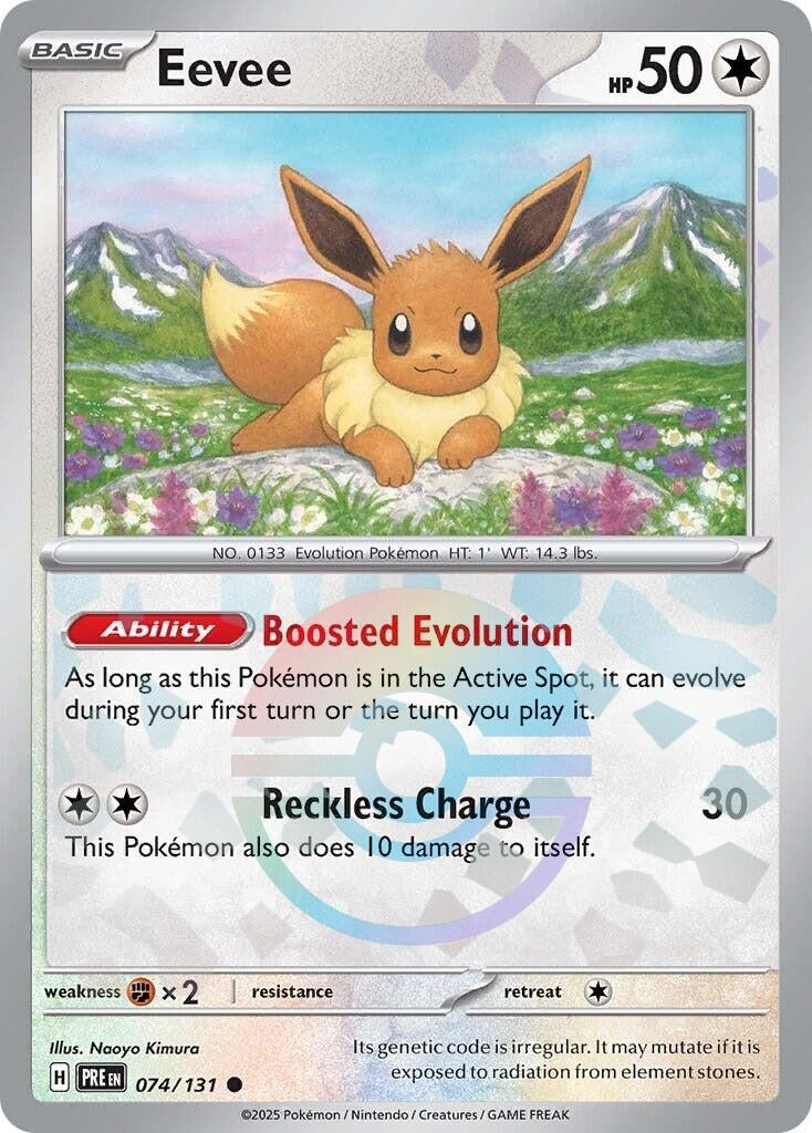 Eevee (Poke Ball Pattern) (074/131) (SV: Prismatic Evolutions) (PRE)