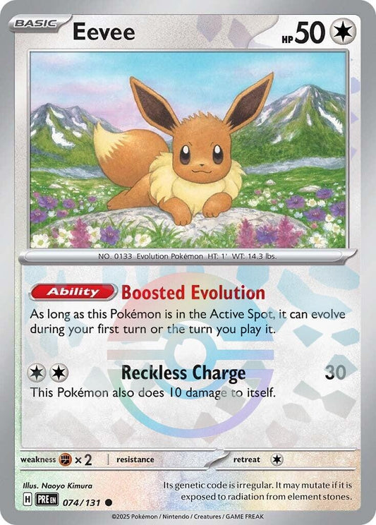 Eevee (Poke Ball Pattern) (074/131) (SV: Prismatic Evolutions) (PRE)