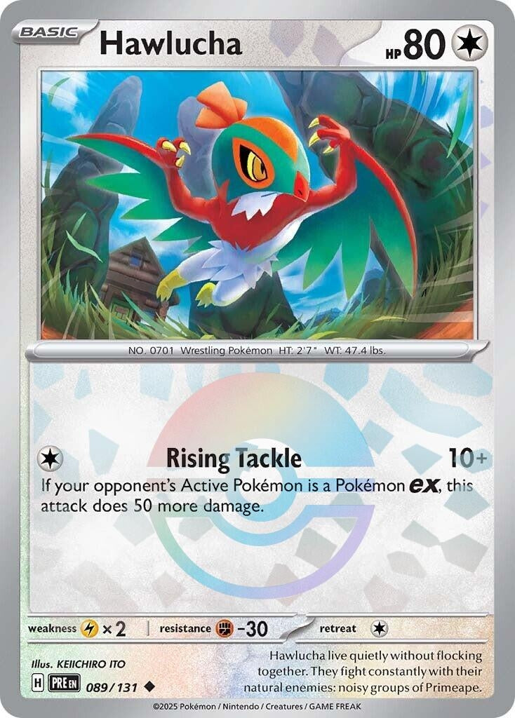 Hawlucha (Poke Ball Pattern) (089/131) (SV: Prismatic Evolutions) (PRE)