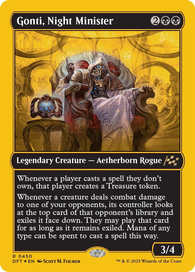 Gonti, Night Minister (First-Place Foil) (450) (DFT)