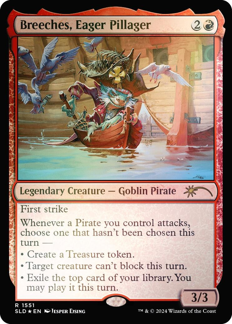 Breeches, Eager Pillager (Rainbow Foil) (1551) (SLD)