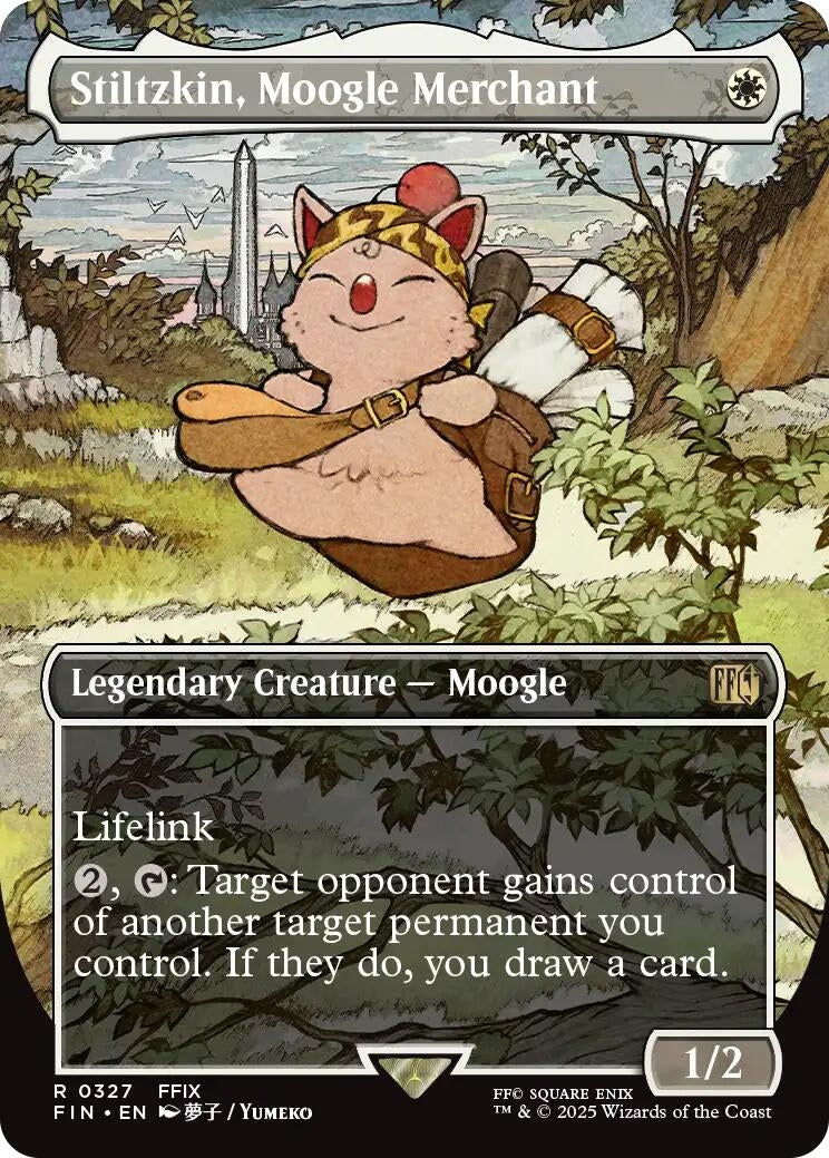 Stiltzkin, Moogle Merchant (Borderless) (327) (FIN)