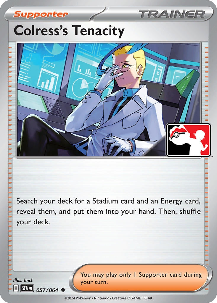 Colress's Tenacity (057/064) (Prize Pack Series Cards)