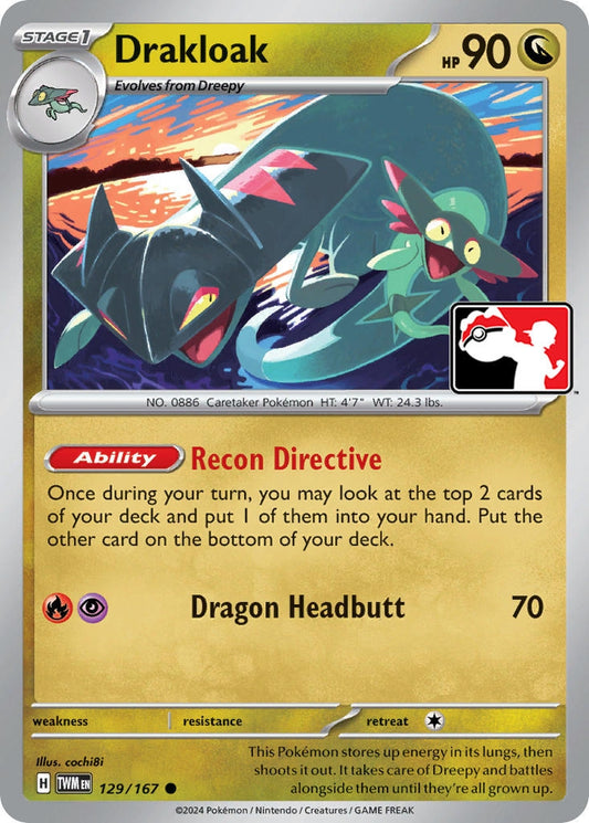 Drakloak (129/167) (Prize Pack Series Cards)