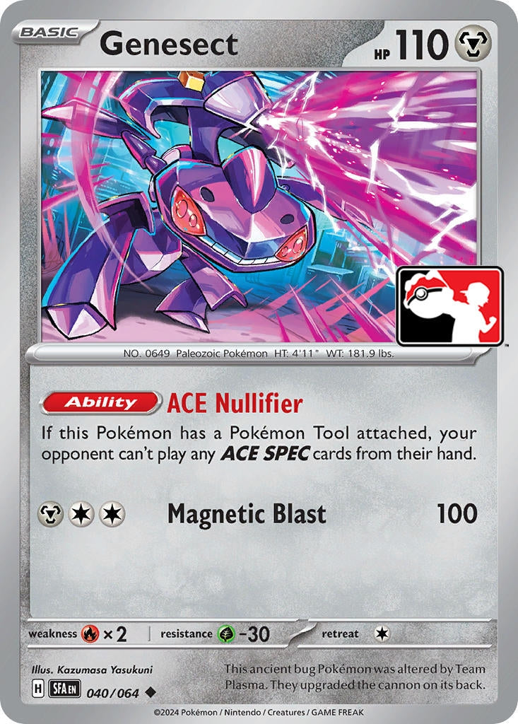 Genesect (040/064) (Prize Pack Series Cards)