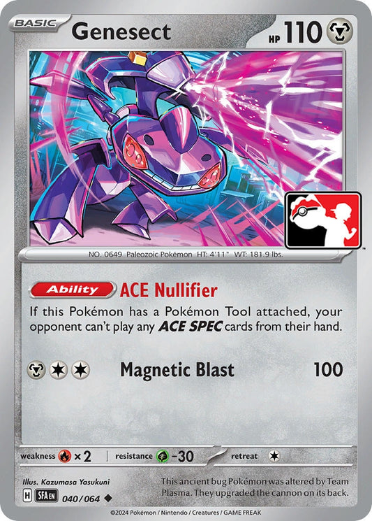 Genesect (040/064) (Prize Pack Series Cards)